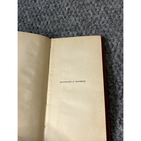 Vtg Book 1917 The Dictionary of Grammar Tenth Edition JA Hennesy - Picture 5 of 11